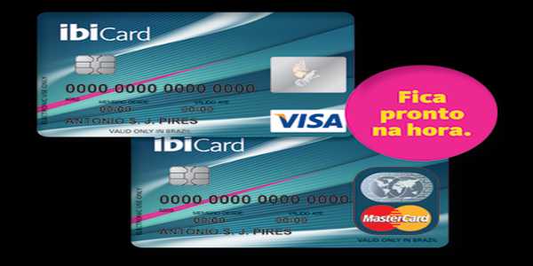 Cartão de crédito para negativados. Cartão IbiCard.